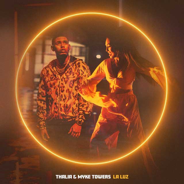 Thalía con Myke Towers: La luz - portada