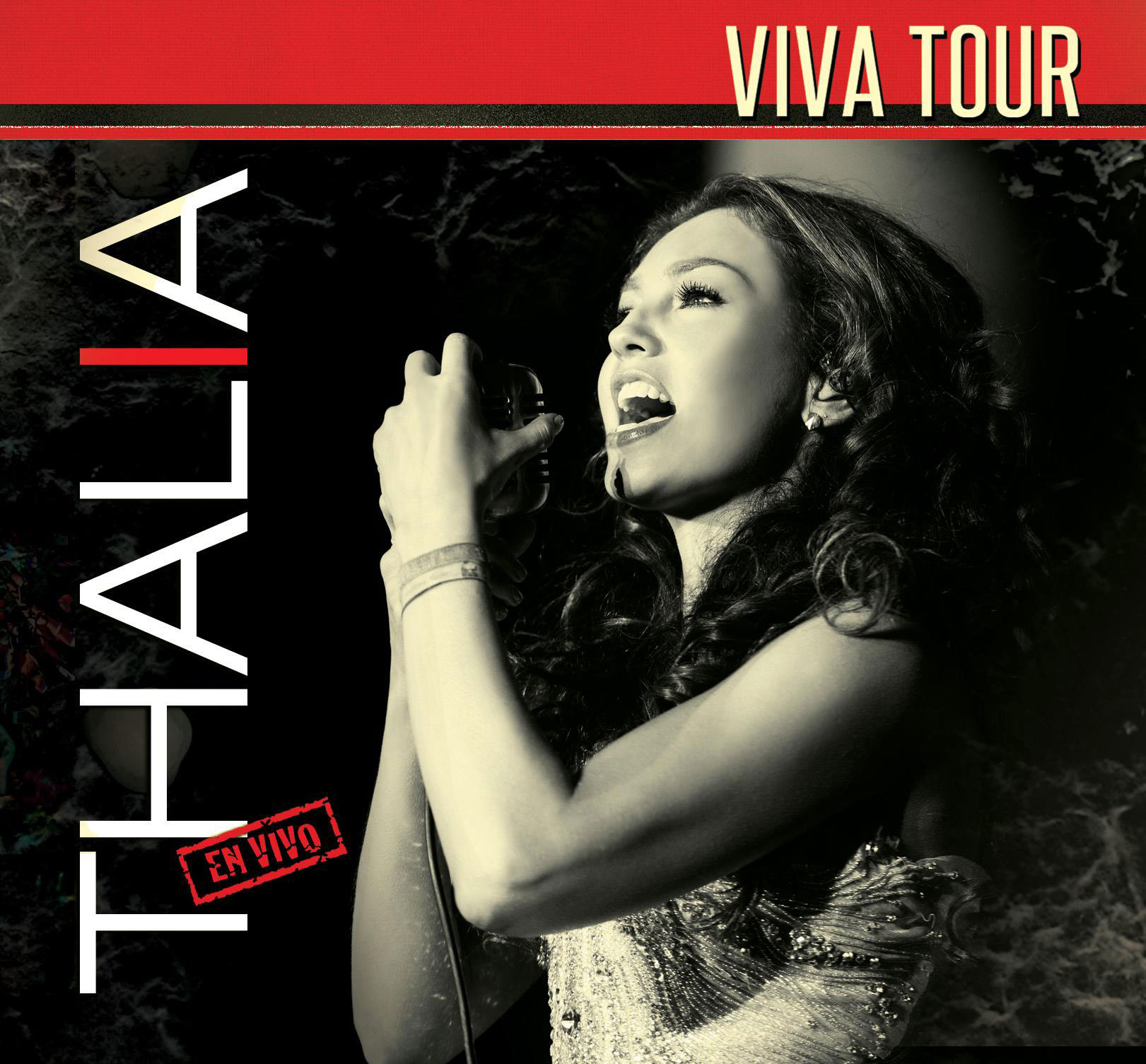 Thalía: Viva! Tour en vivo, la portada del disco