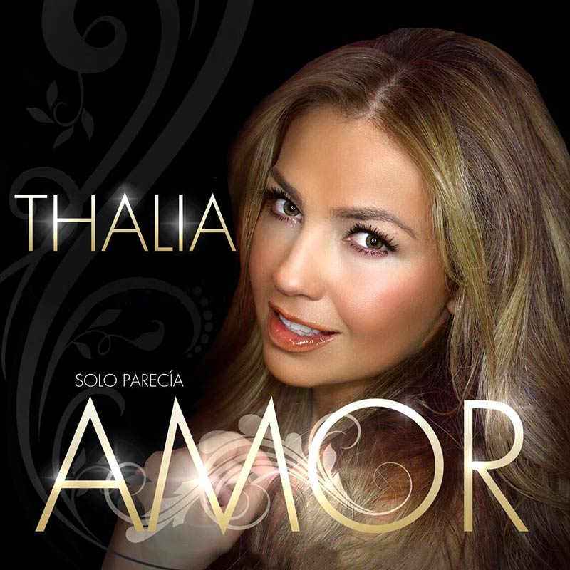 Thalía: Sólo parecía amor, la portada de la canción