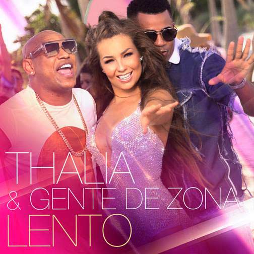 Thalía con Gente de Zona: Lento - portada