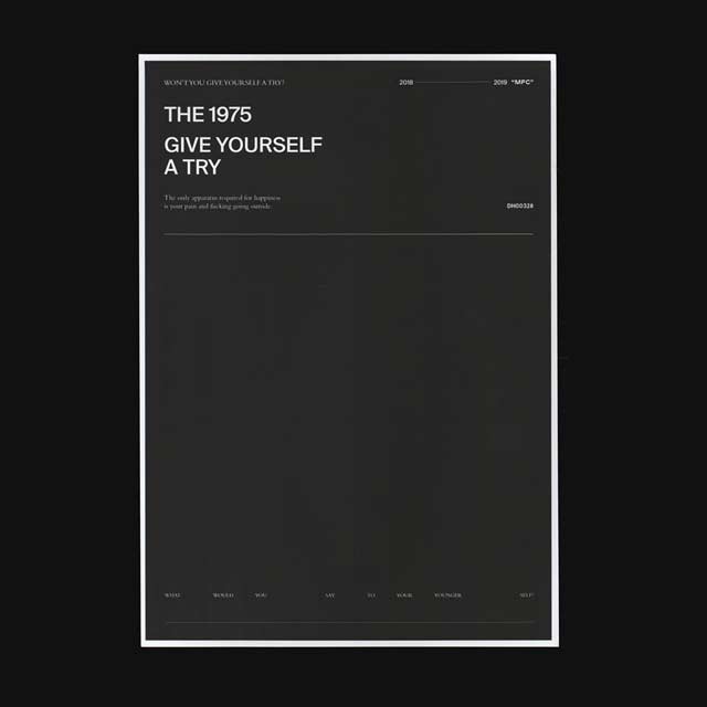 The 1975: Give yourself a try - portada