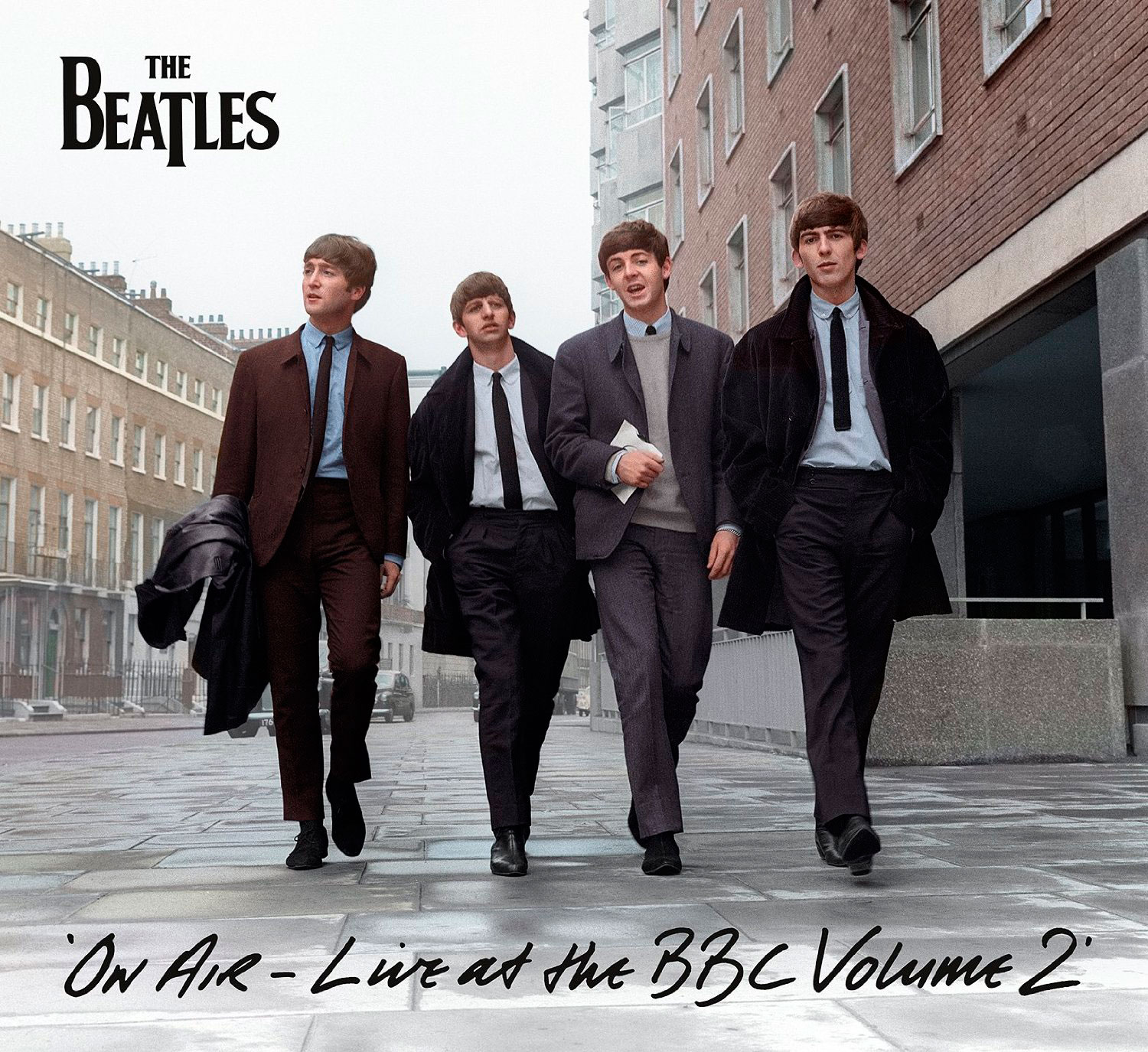 The Beatles: On air - Live at the BBC Volume 2, la portada del disco