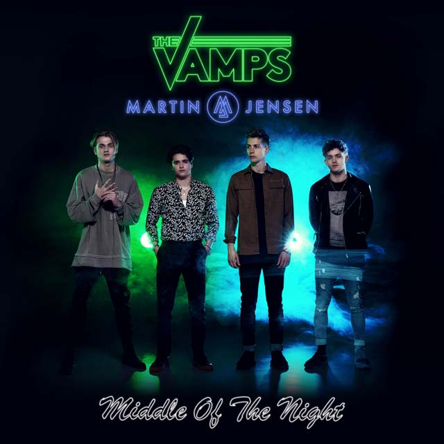 The Vamps con Martin Jensen: Middle of the night - portada