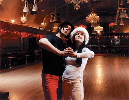 The white stripes