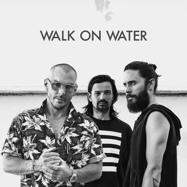 Thirty seconds to Mars: Walk on water - portada