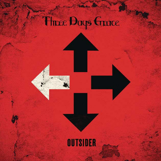 Three Days Grace: Outsider - portada