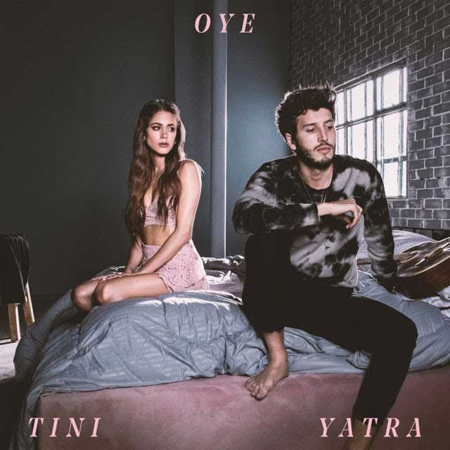 Tini con Sebastián Yatra: Oye - portada