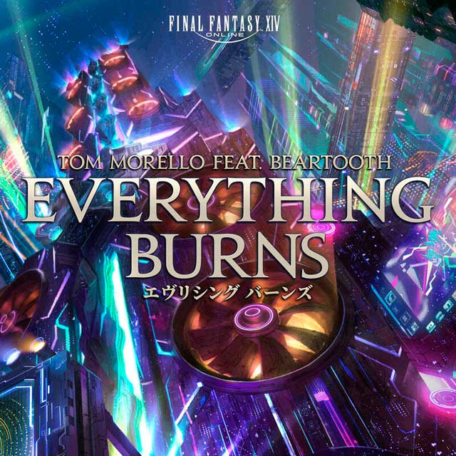 Tom Morello con Beartooth: Everything burns - portada