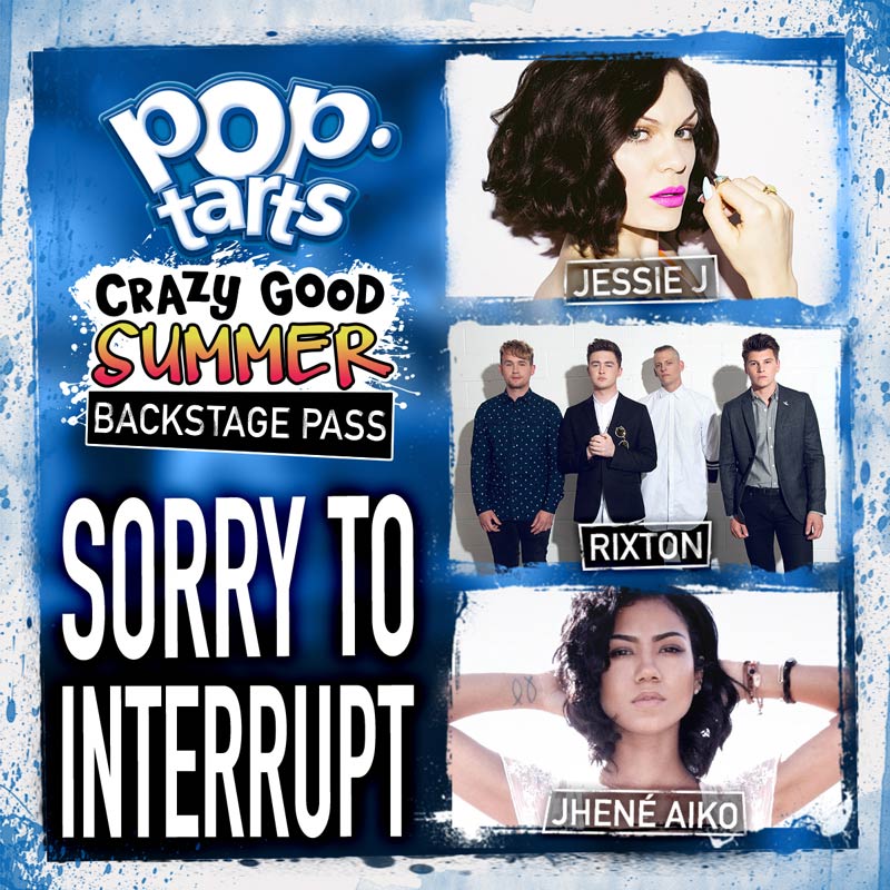 Jessie J con Jhené Aiko y Rixton: Sorry to interrupt - portada