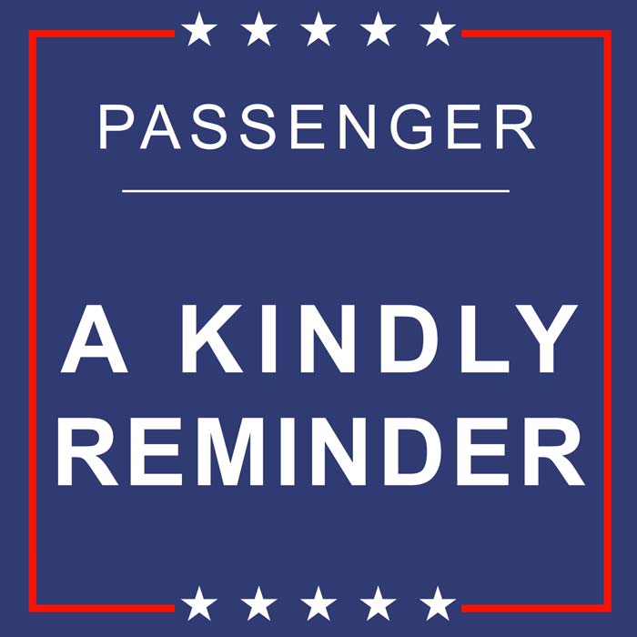 Passenger: A kindly reminder - portada