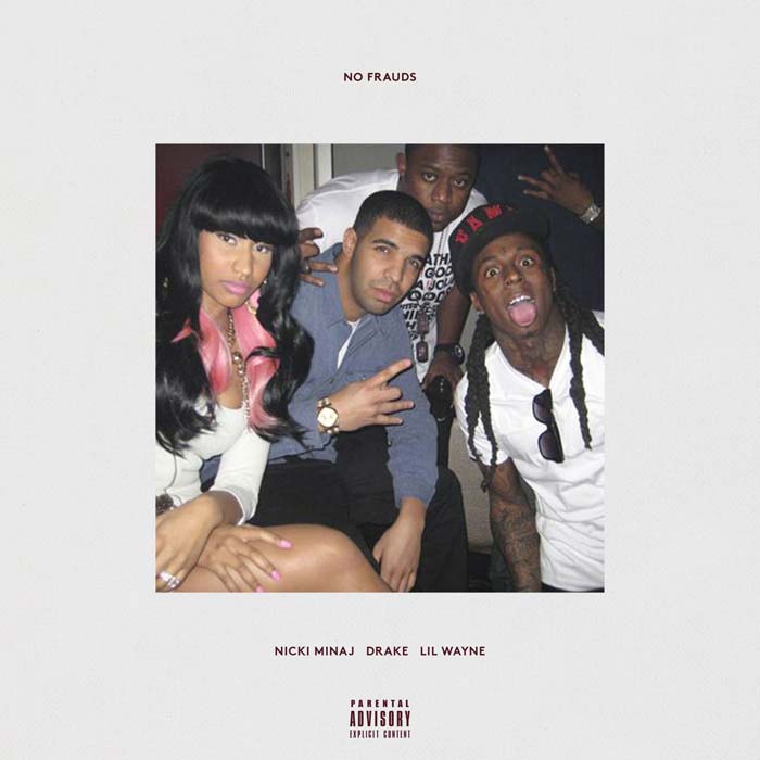 Lil Wayne con Nicki Minaj y Drake: No frauds - portada