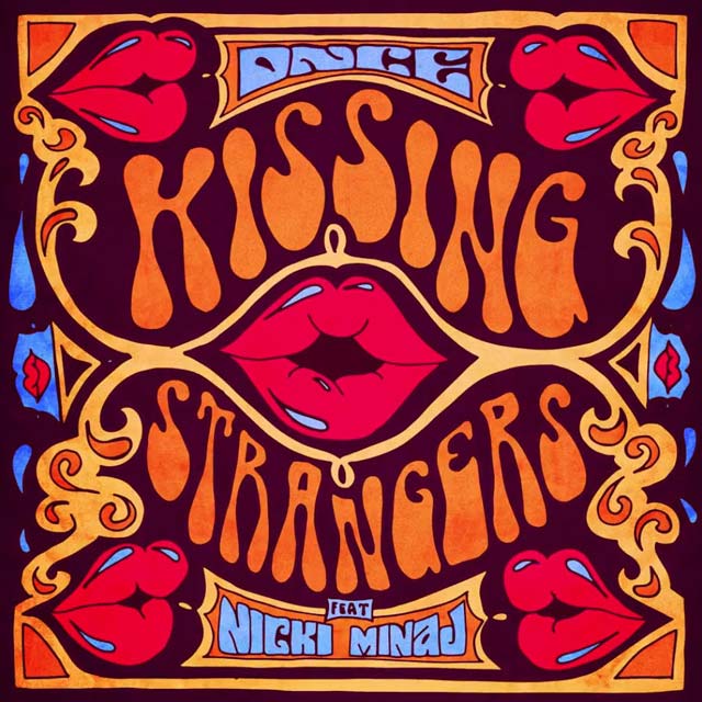 Nicki Minaj con DNCE: Kissing strangers - portada