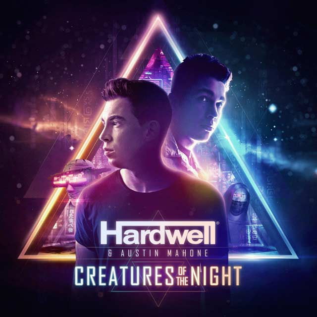Hardwell con Austin Mahone: Creatures of the night - portada