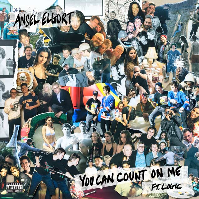 Ansel Elgort con Logic: You can count on me - portada