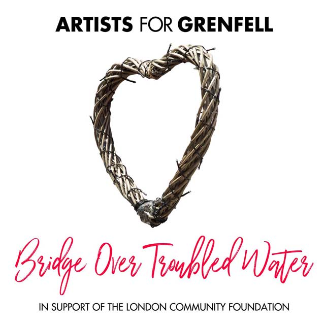 Artist For Grenfell con Céline Dion, Craig David, Robbie Williams y James Blunt: Bridge over troubled water - portada