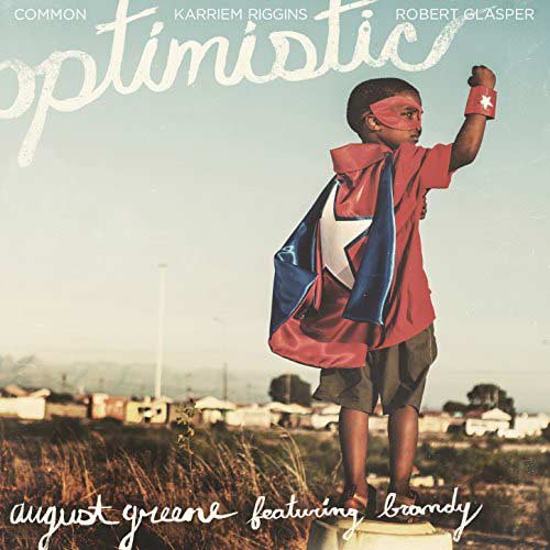 August Greene con Brandy: Optimistic - portada