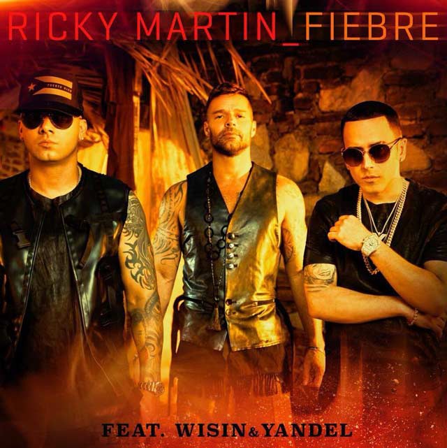 Ricky Martin con Wisin & Yandel: Fiebre - portada