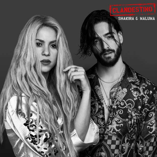 Shakira con Maluma: Clandestino - portada