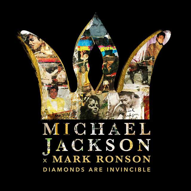 Michael Jackson con Mark Ronson: Diamonds are invincible - portada