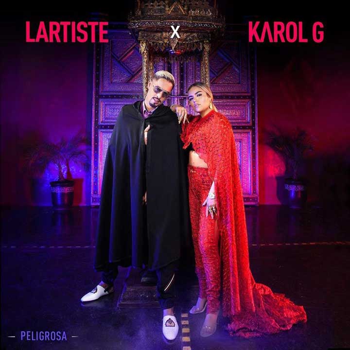 Lartiste con Karol G: Peligrosa - portada
