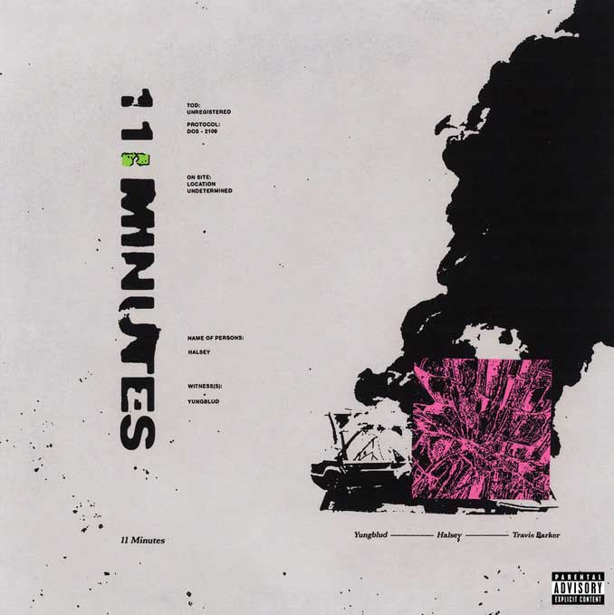 Halsey con Yungblud y Travis Barker: 11 minutes - portada