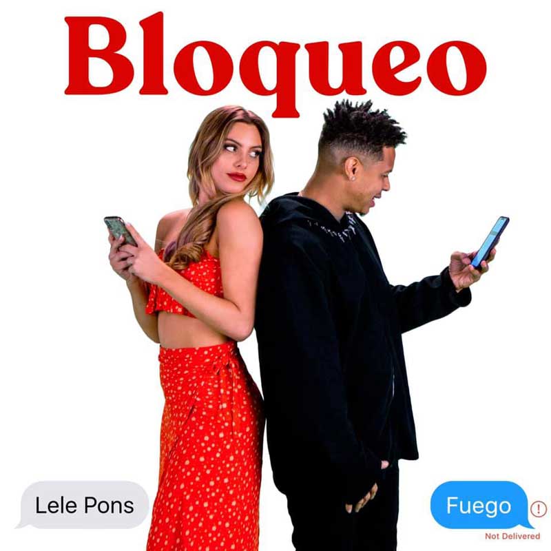 Lele Pons con Fuego: Bloqueo - portada