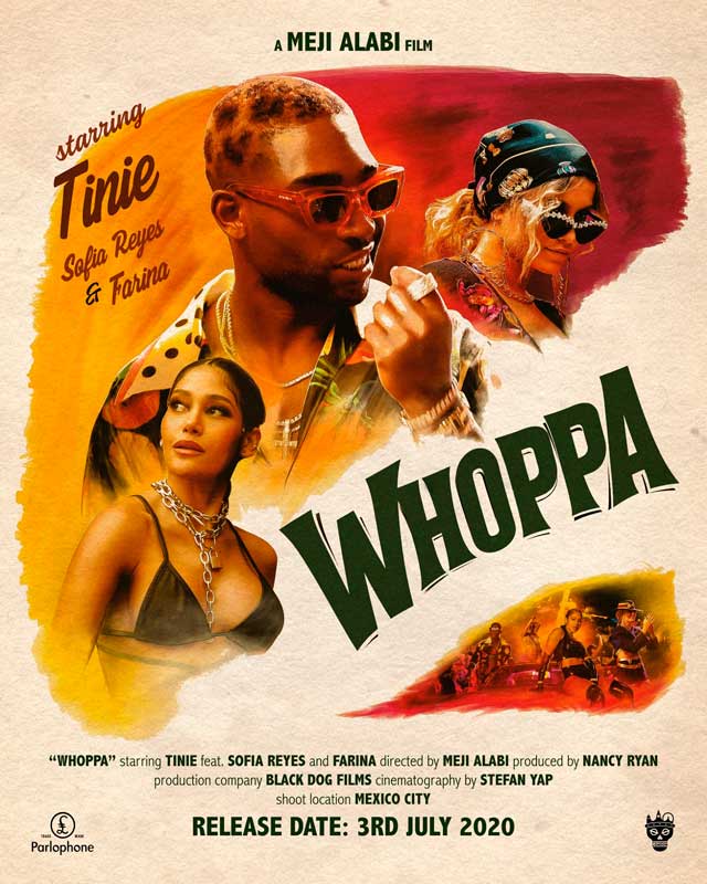 Tinie Tempah con Sofía Reyes y Farina: Whoppa - portada