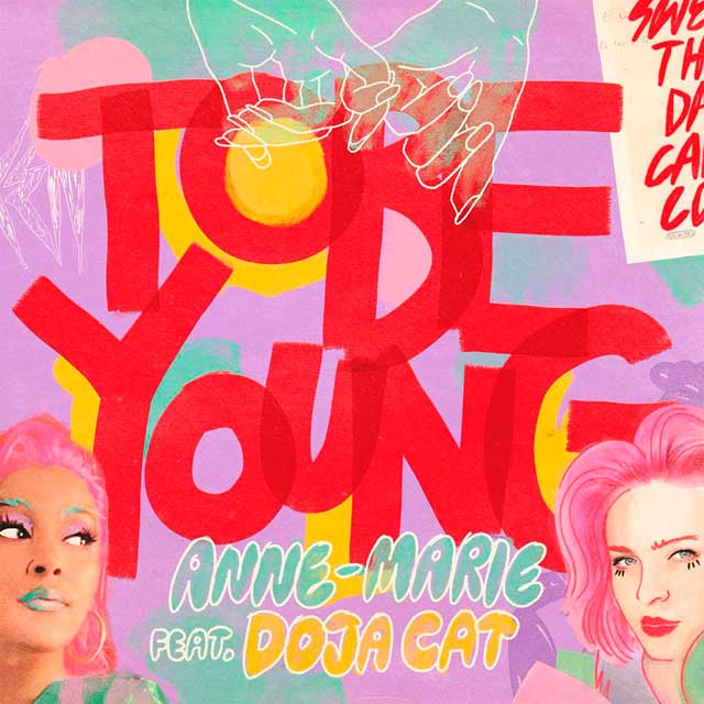 Anne-Marie con Doja Cat: To be young - portada