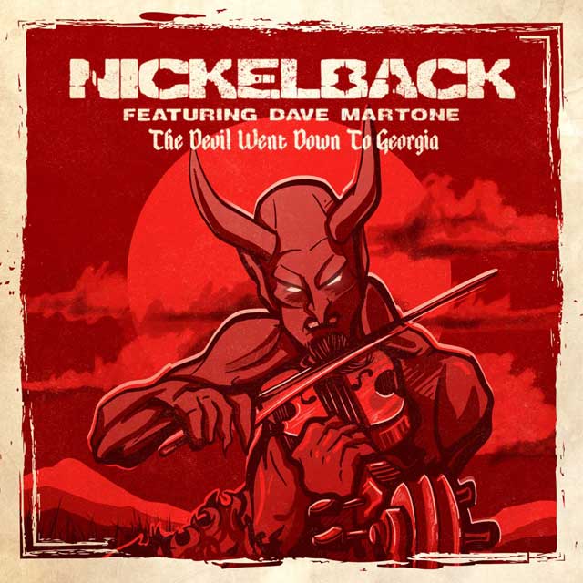 Nickelback con Dave Martone: The devil went down to Georgia - portada
