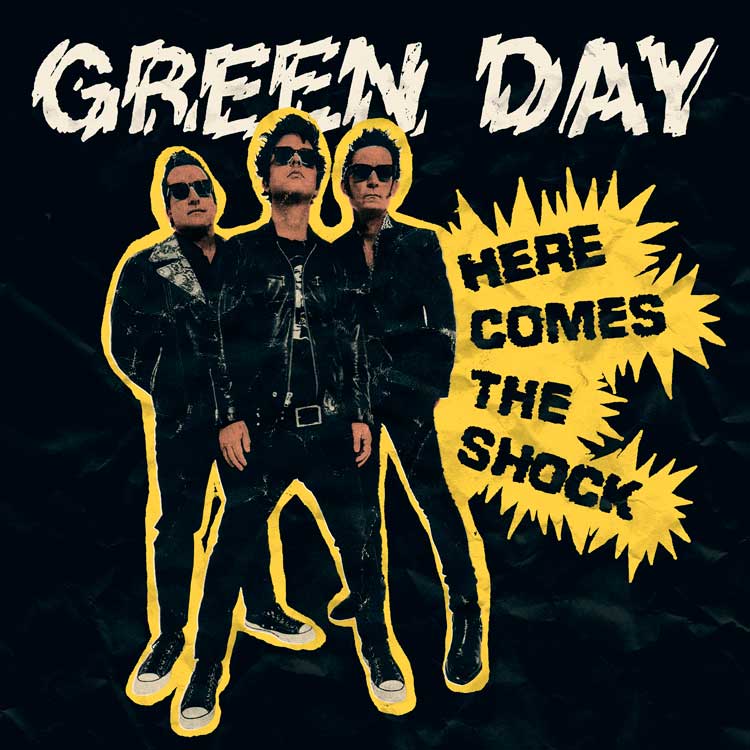Green Day: Here comes the shock - portada