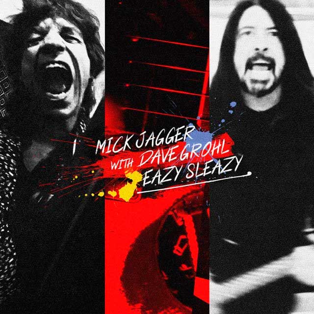 Mick Jagger con Dave Grohl: Eazy sleazy - portada