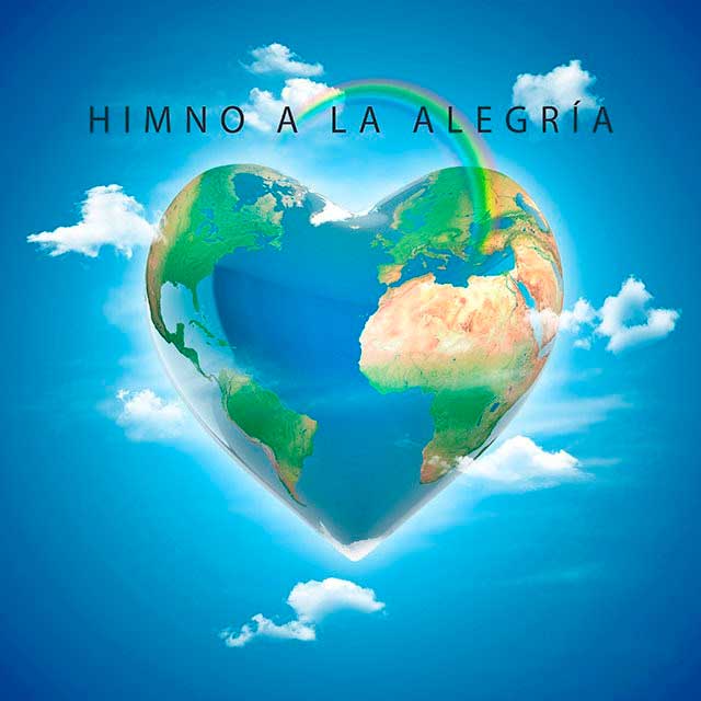 Alejandro Sanz con Juanes, Alex Ubago, David Bisbal, Alejandro Lerner, Andrés Dvicio, Draco, Fher Olvera, Joy, Leire Martínez, Luis Cobos, Mikel Izal, Orquesta Mad4Strings y Coro Cantorum: Himno a la alegría - portada