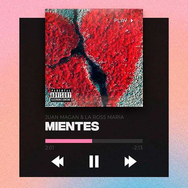 Juan Magan con La Ross Maria: Mientes - portada