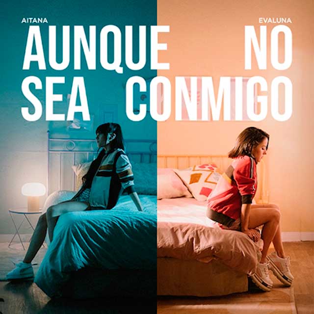 Aitana con Evaluna Montaner: Aunque no sea conmigo - portada