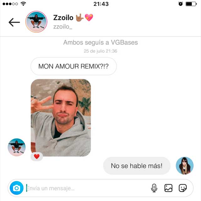 Zzoilo con Aitana: Mon amour (Remix) - portada