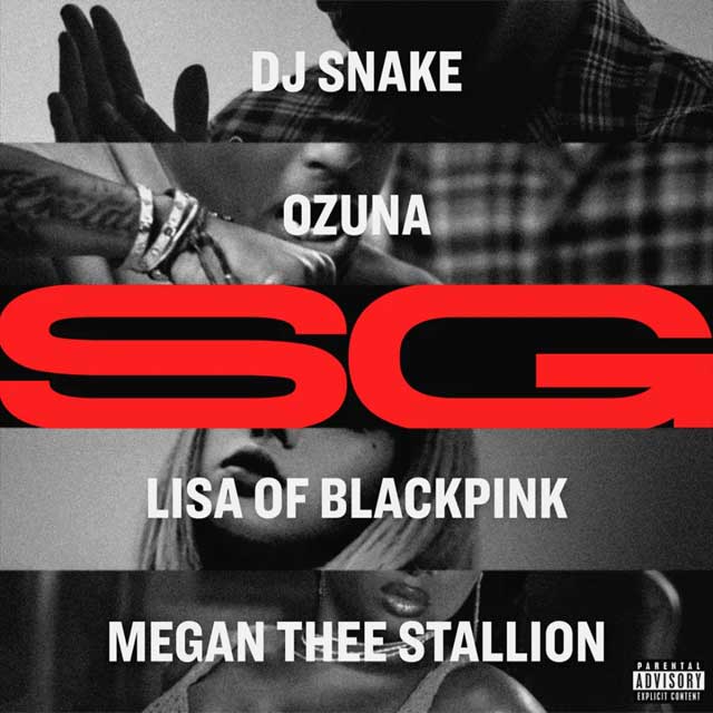 Ozuna con Megan Thee Stallion, DJ Snake y LISA: SG - portada