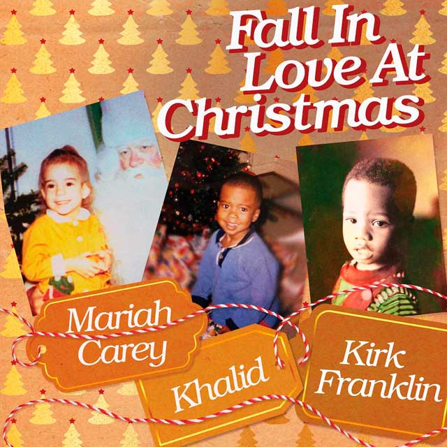 Mariah Carey con Khalid y Kirk Franklin: Fall in love at Christmas - portada