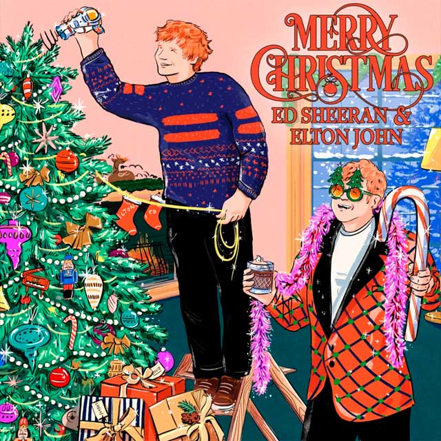 Elton John con Ed Sheeran: Merry Christmas - portada