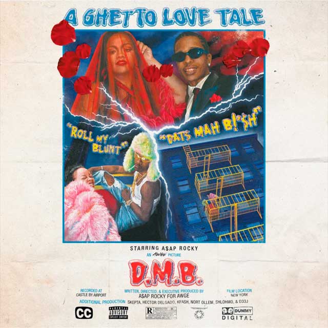 A$AP Rocky: D.M.B. - portada