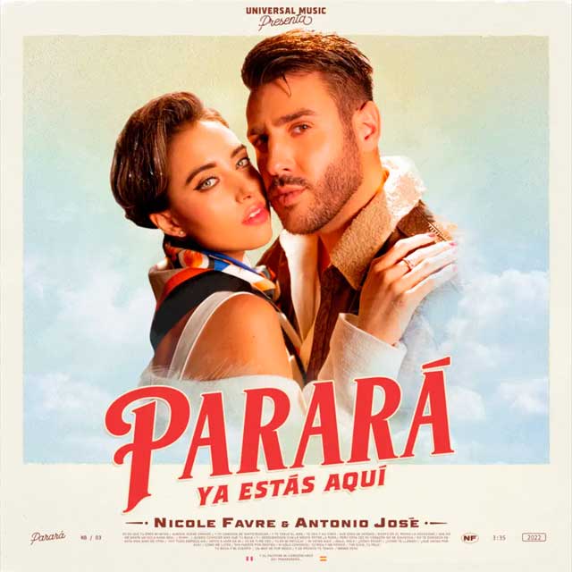 Antonio José con Nicole Favre: Parará (Ya estás aquí) - portada