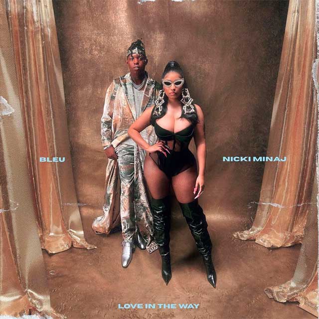 Nicki Minaj con Bleu: Love in the way - portada