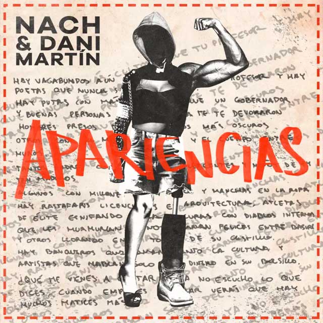 Dani Martín con Nach: Apariencias, la portada de la canción