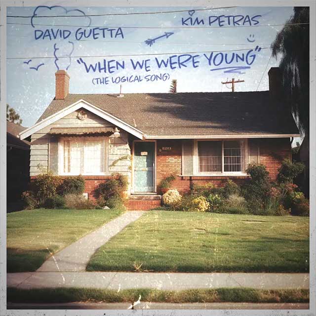David Guetta con Kim Petras: When we were young (The logical song) - portada
