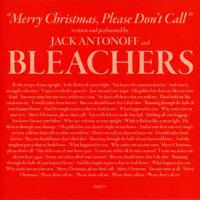 Bleachers: Merry Christmas, please don't call - portada