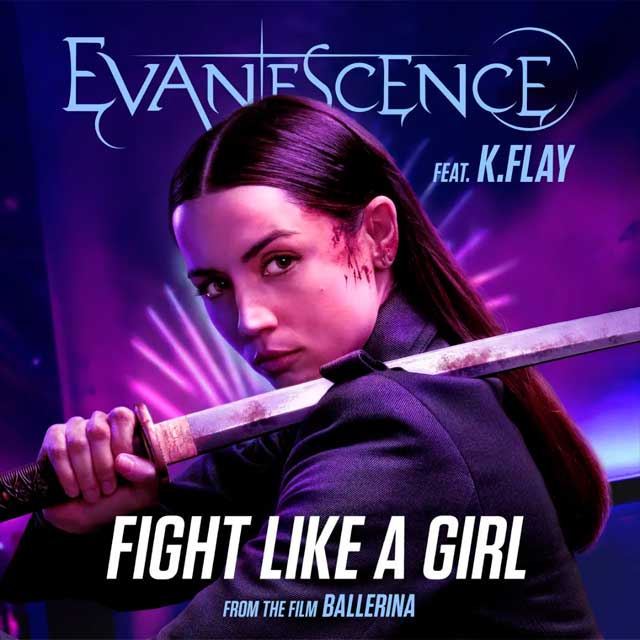 Evanescence con K.Flay: Fight like a girl - portada