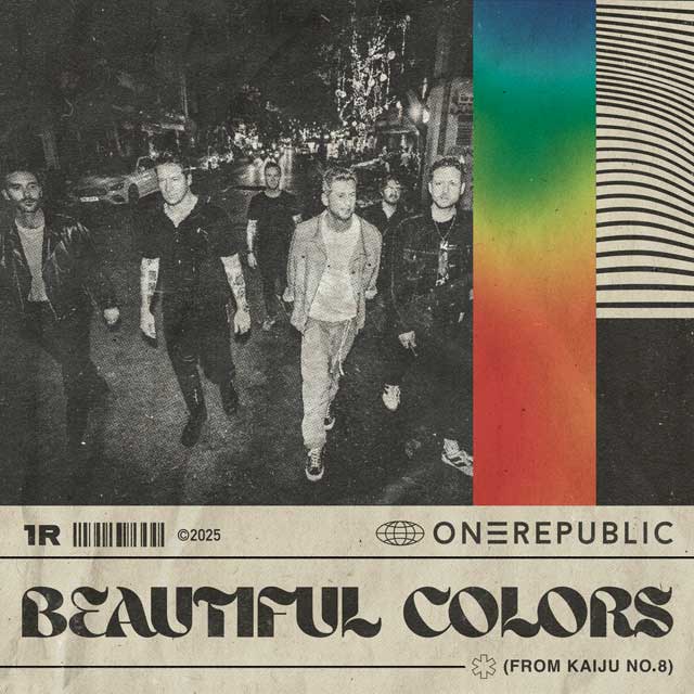 OneRepublic: Beautiful colors (from Kaiju No.8) - portada