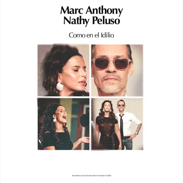 Marc Anthony con Nathy Peluso: Como en el idilio - portada
