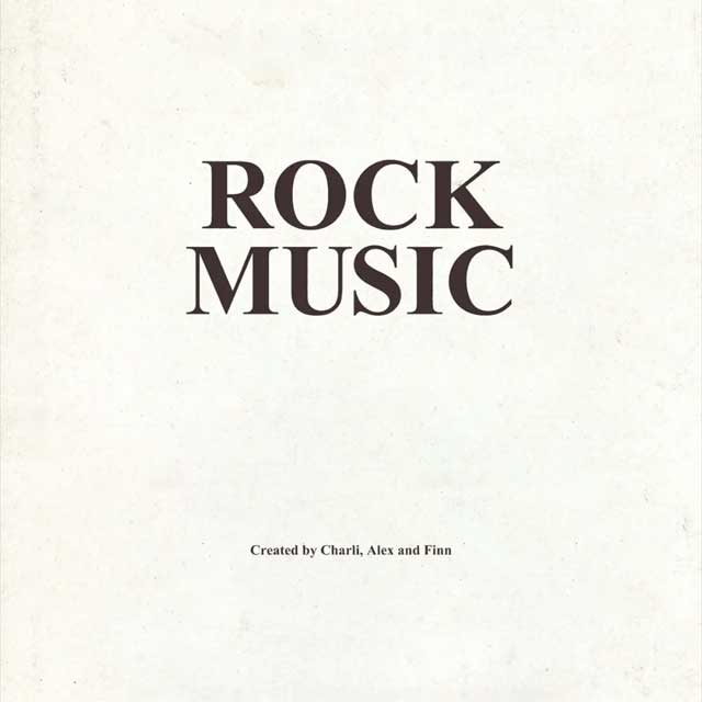 Charli xcx: Rock music - portada