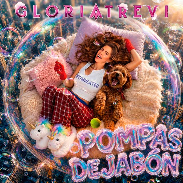 Gloria Trevi: Pompas de jabón - portada