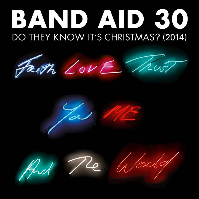 Band Aid 30 con Underworld, Sinead O'Connor, Seal, Elbow, Jessie Ware, Chris Martin, Bono y Jimmy Napes: Do they know it's Christmas - portada